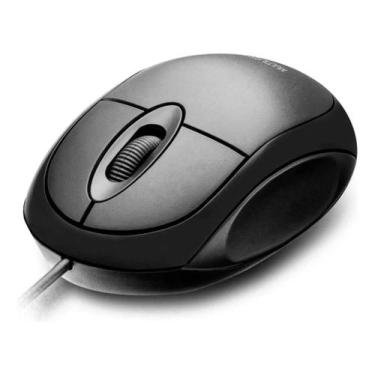 Imagem de Mouse Classic Box Bulk Usb 1200dpi Preto Multilaser Mo312