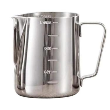 Imagem de Jarra Pitcher Inox 350 Ml Profissional Para Espumar Leite Em Cafés Esp