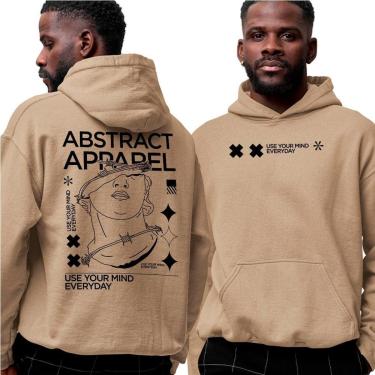 Imagem de Moletom Canguru Com Capuz‎ Abstract Apparel Everyday Mode Street-Unissex
