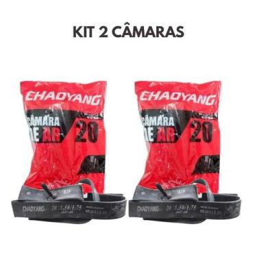 Imagem de Par Câmaras De Ar Bike Aro 20x1.5/1.75 V. Americana-Chaoyang