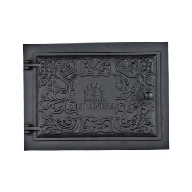 Imagem de Porta para Forno Ferro Fundido 28,5x33,5cm Modelo Libaneza P com Dentes para Chumbar Industrial Libaneza