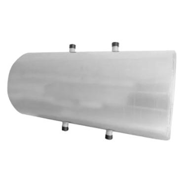 Imagem de Cilindro para Serpentina em Alumínio 40L 60x32cm para Aquecimento e Refrigeração Alta Durabilidade Rig Fundidos