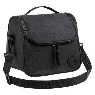 Imagem de Lancheira Tiracolo Escolar Académie Preto - Tilibra - Tendtudo
