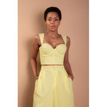 Imagem de Top Cropped Trancy - Amarelo - Amey, P