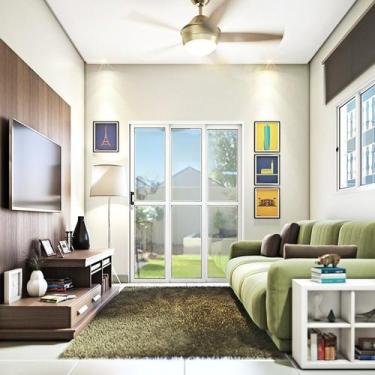 Imagem de Porta de Aço de Correr Lateral com Travessa 3 Folhas 213x200cm Aço Pro