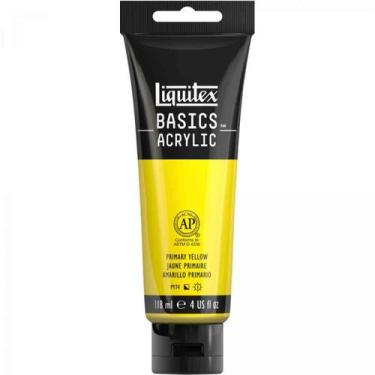 Imagem de Tinta Acrilica Liquitex Basics 118ml 410 Primary Yellow
