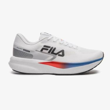 Imagem de Tenis fila masculino racer fastpace white flame f01r00162, White, Flam