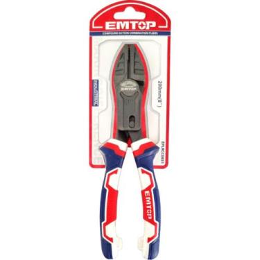 Imagem de Alicate Pvc Universal Multiuso Ind.Emtop 8'' - EMTOP TF