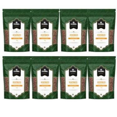 Imagem de Chá de Rooibos (Aspalathus linearis) Chamel Premium - 8 Pacotes de 30g