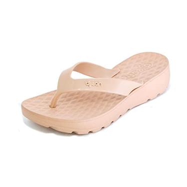 Imagem de Tamanco Anabela Dijean Feminino Anatômico 282/058 - Nude - 39