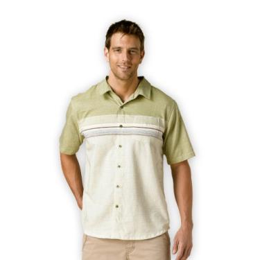 Imagem de prAna Camiseta masculina Camino, GG, grama