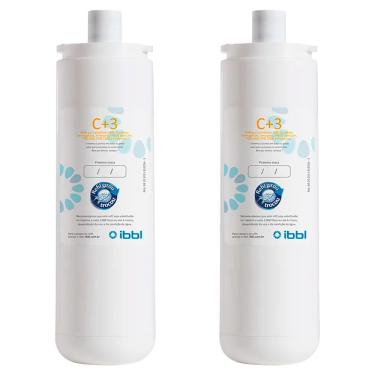Imagem de Kit com 2 Refis para Purificador de Água IBBL C 3 Fr600