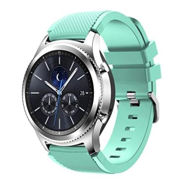 Imagem de Pulseira para Samsung Galaxy Watch 4/5/Galaxy Watch 5 Pro Band 45mm 40mm 44mm/Galaxy Watch 4 Classic 46mm 42mm/Galaxy Watch 3 41mm/Active 2/Active, pulseira de silicone de 20 mm pulseira