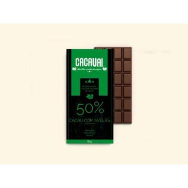 Imagem de Barra Chocolate 80G 50% Cacau Com Avelã - Cacauai