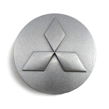 Imagem de Calota Centro Roda Mitsubishi Outlander Prata Alto Relevo