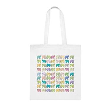 Imagem de Sacola de vetor de elefante, presente de vetor de elefante, bolsa de ombro de vetor de elefante, bolsas reutilizáveis de vetor de elefante, ideia de presente de cesta de natal de aniversário,