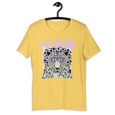 Imagem de Camiseta Blusa Tshirt Feminina - Def Leppard Animal Print