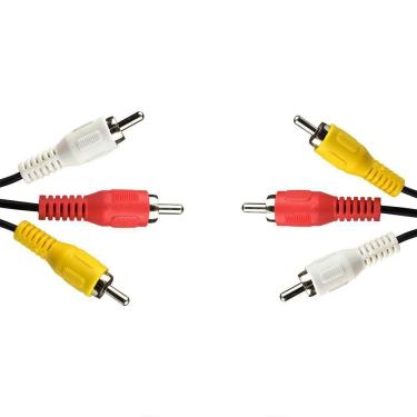 Imagem de Cabo De Audio/ Video Evus 3rca + 3rca M/ M C-060 1,50m