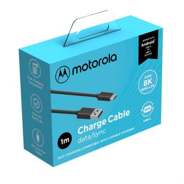 Imagem de Cabo USB De Dados Motorola Usb-C 1 Metro 