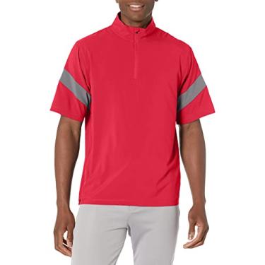 Imagem de Mizuno Jaqueta de manga curta, vermelha, GG