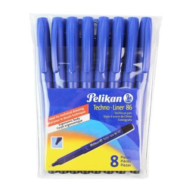 Imagem de Caneta Nanquim Pelikan Techno Liner 8 Unidades