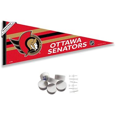 Imagem de Ottawa Senators Pennant Flag and Wall Tack Pads Mounts