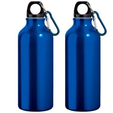 Imagem de Kit 2X Garrafa Squeeze Sport 500 Ml Topget Azul