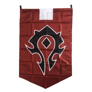 Imagem de (Red) - Horde Alliance Badge Banner Flag Orc Emblem Poster (Red)