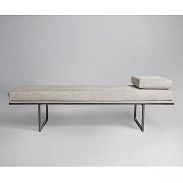 Imagem de Puff em Linho 140cm Galli Sofani Bege/1456/grafite