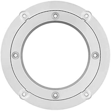 Imagem de Aluminum Alloy Lazy Susan Bearing Ring Turntable - Full Size - Heavy Duty Rotating Swivel Plate Hardware, For DIY Display Unit, Kitchen Dining-Table, TV/Monitor Stand,25 Cm/10 Inch,Constructive23