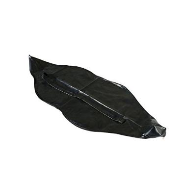 Imagem de Nachvorn Bolsa para caça e tiro com arco e flechas de couro marrom para protetor de arco de caça longo recurvo para caça, tiro preto
