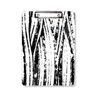 Imagem de Escova vertical textura de linha prancheta pasta, bloco de escrita A4