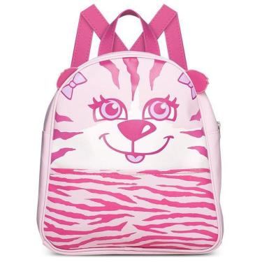 Imagem de Mochila Infantil Tigresa Classic for Bags Cor Rosa