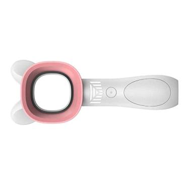 Imagem de Mini ventilador, vida útil portátil, sem folhas, resistente a arranhões, mini ventilador fofo, portátil, 3 potências ajustáveis para escritório (branco)