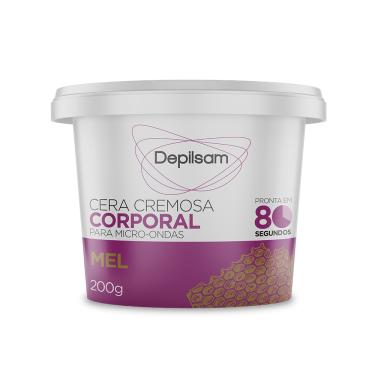 Imagem de Cera Cremosa Corporal Depilsam de Micro-Ondas Mel 200G