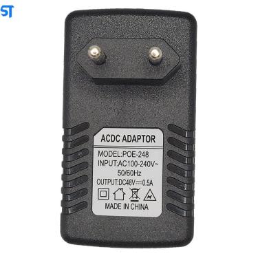 Imagem de Fonte Injetor POE Ethernet CCTV 48V 500MA - POE-248