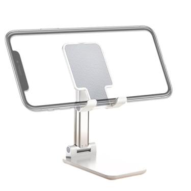 Imagem de Suporte dobrável para telefone - Base de mesa para suporte de celular - Suporte dobrável para telefone, suporte dobrável para telefone, suporte para telefone celular para a maioria dos telefones