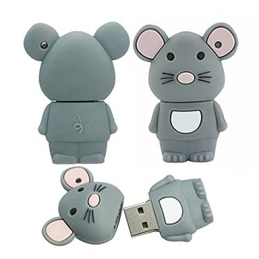 Imagem de 8GB Cartoon 12 Animais Simbólicos USB Flash Drive U Disk USB 2.0 Dados USB Flash Disk Memory Stick Pen Drive Dispositivo de Armazenamento USB Disco Flash Disco USB (Case)