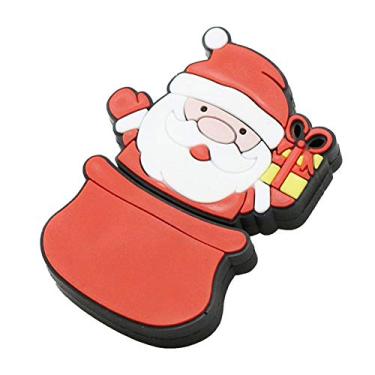 Imagem de 16 GB Papai Noel Modelo USB 3.0 Flash Drive Flash Drive 3.0 Pen Drive USB Jump Drive Memory Stick Zip Drive USB U Disk - Vermelho