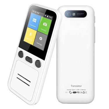 Imagem de Equipamento de tradução de fotos Tradução off-line portátil Tradutor de voz WIFI bidirecional Suporte para gravação de tradução Adequado para negócios de escritório escolar (A) necessário hopeful