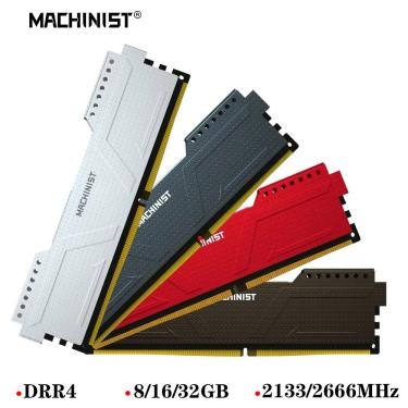 Imagem de MACHINIST-DDR4 RAM com dissipador de calor  8GB  16GB  32GB  2133MHz  2666MHz  servidor  desktop