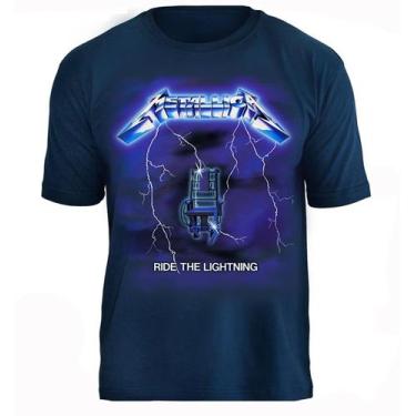 Imagem de Camiseta Metallica Ride The Lightning Oficial Stamp Rockwear