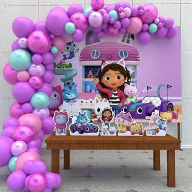 Imagem de Kit Decoração Festa de Aniversário Infantil A Casa Mágica da Gabi