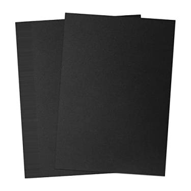 Imagem de vidabita Papel de cartolina preto pesado 50 folhas, 59 kg A4 de capa grossa para scrapbooking, faça cartões DIY, impressão, decorações, casamentos, artes e artesanato 1