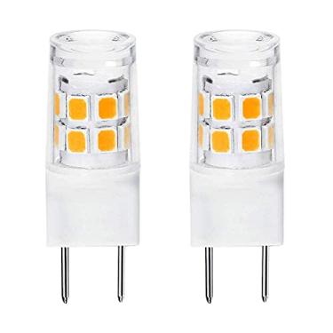 Imagem de Gaormii G8 Lâmpada LED 3W WB25X10019 Lâmpadas de Micro-Ondas 20W Substituição de lâmpada halógena para Forno de Micro-Ondas GE T4 Base Bi-Pin 120V Branco Quente 3000K, Pacote com 2