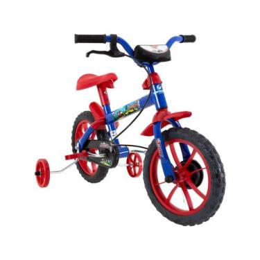 Imagem de Bicicleta Infantil Aro 12 Verden Bikes Jack - Azul E Vermelha Com Rodi