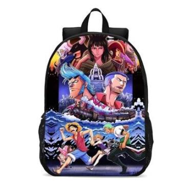 Imagem de Mochila Escolar Infanto Juvenil Anime One Piece Lançamento 0316-Unissex