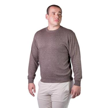 Imagem de Suéter Listrado Tricôt Masculino Broken Rules 590160 Marrom-Masculino