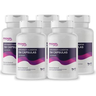 Imagem de 5x Amora Promel 60 Capsulas de 510mg-Unissex