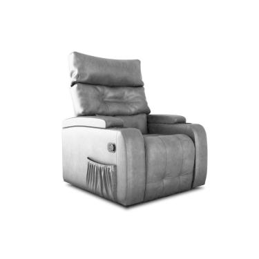 Imagem de Poltrona Giratório Papai Reclinavel Mx66 Commander Sintetico Preto Matrix